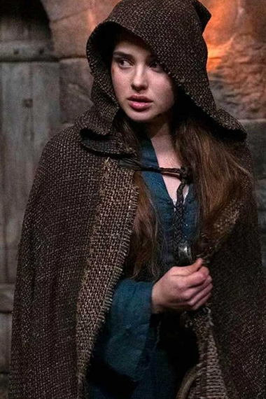 Nimue Katherine Langford Cursed Black Cloak