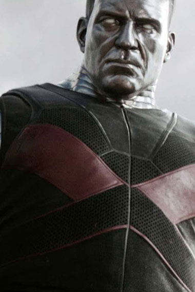 Deadpool Colossus Stefan Kapicic Red And Black Leather Vest