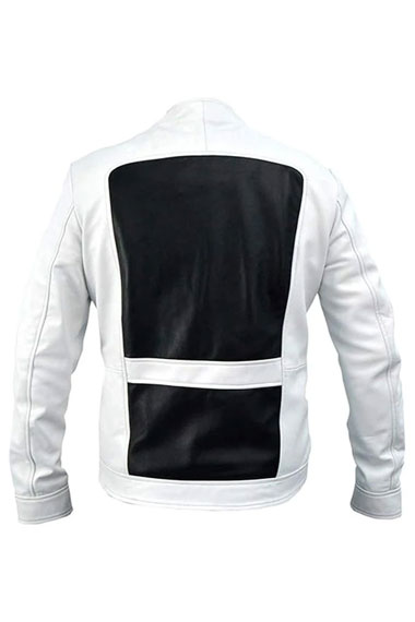 Shatterstar Deadpool 2 Movie Lewis Tan White Leather Jacket