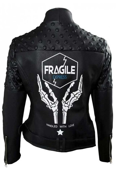 Death Stranding Fragile Express Cosplay Black Biker Jacket