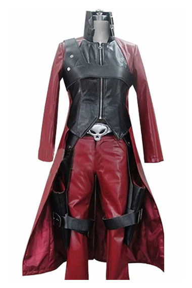 Sons Of Sparda Dante Devil May Cry Black And Red Cosplay Coat