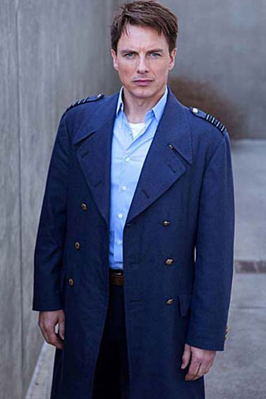 Captain Jack Harkness Doctor Who John Barrowman Blue Wool Coat