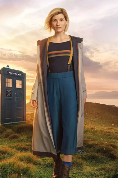 Doctor Who Jodie Whittaker Thirteenth Doctor Beige Trench Coat
