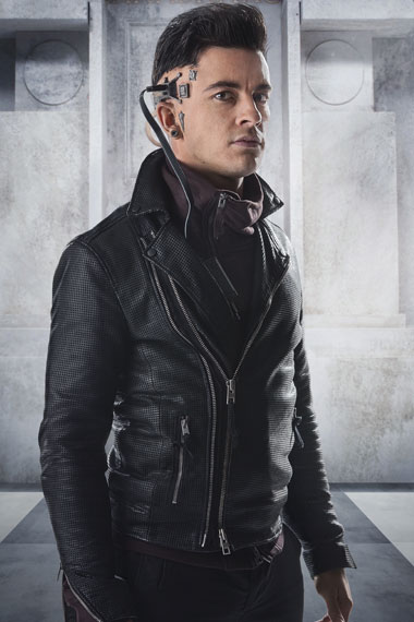 Doctor Who TV Show Jonathan Bailey PSI Black Leather Jacket
