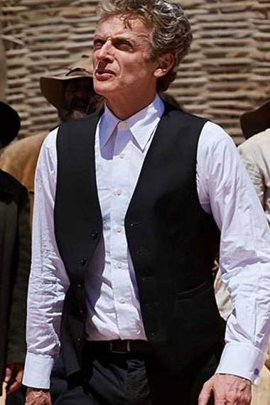 Peter Capaldi Doctor Who Twelfth Doctor Black Cotton Vest