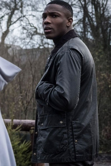 Doctor Who TV Show Ryan Sinclair Tosin Cole Grey Cotton Jacket
