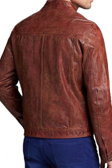 Don Jon Joseph Gordon-Levitt Brown Bomber Leather Jacket Joseph-gordon-levitt-don-jon-jacket