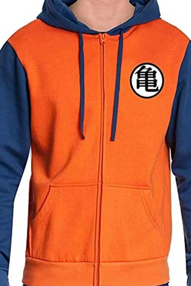 Kakarot Dragon Ball Z Anime Goku Orange Cosplay Wool Hoodie