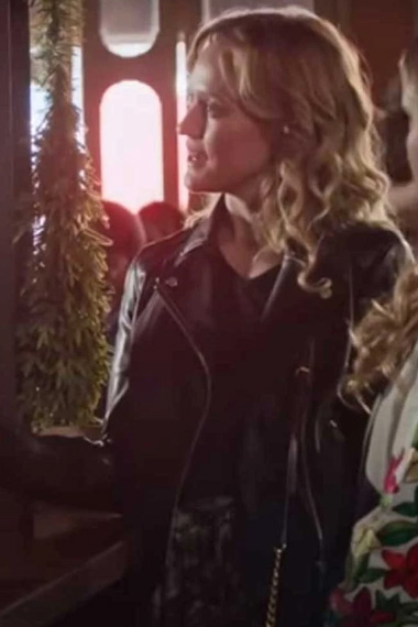 Jaye Danielle Burgess Driven To The Edge Black Biker Jacket