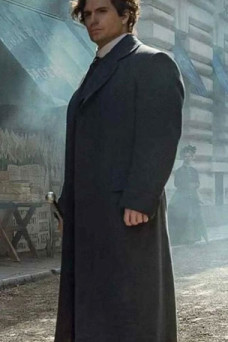Henry Cavill Sherlock Holmes Enola Holmes Long Trench Coat