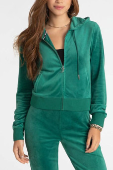 Alanna Ubach Euphoria TV Series Suze Green Velvet Hoodie