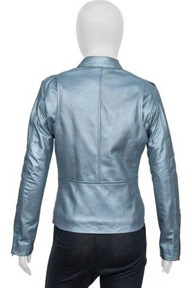 Rachel McAdams Sigrit Ericksdottir Eurovision Biker Jacket