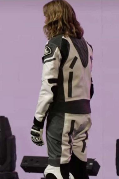 Will Ferrell Lars Erickssong Eurovision White Racer Jacket