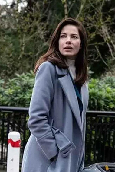 Michelle Monaghan Grace Every Breath You Take Grey Trench Coat