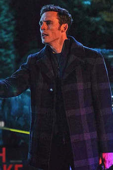 James Flagg Sam Claflin Every Breath You Take Checked Coat