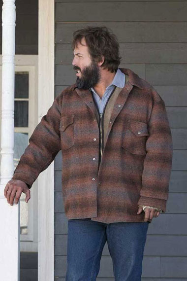 Bear Gerhardt Fargo Angus Sampson Brown Plaid Flannel Jacket
