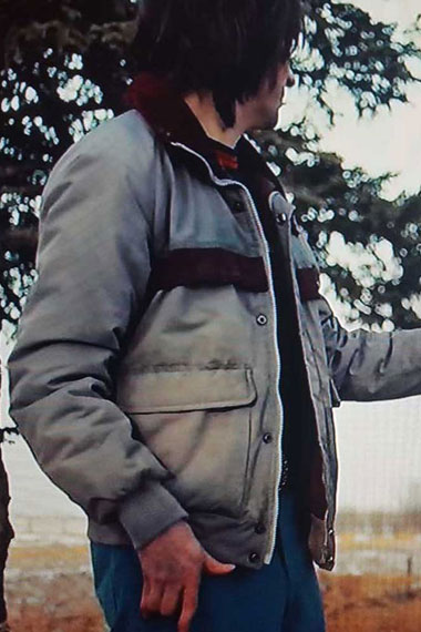 Allan Dobrescu Fargo Charlie Gerhardt Grey Bomber Jacket