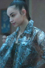 Feel The Beat April Dibrina Sofia Carson Snake Print Jacket sofia-carson-feel-the-beat-snake-print-jacket