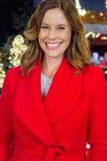 Ashley Williams Allie Shaw Christmas In Evergreen Trench Coat ashley-williams-christmas-in-evergreen-trench-coat