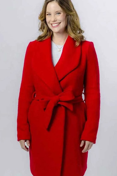 Allie Shaw Christmas In Evergreen Ashley Williams Trench Coat