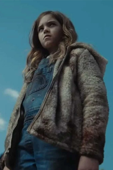 Charlie McGee Firestarter Ryan Kiera Armstrong Hooded Jacket