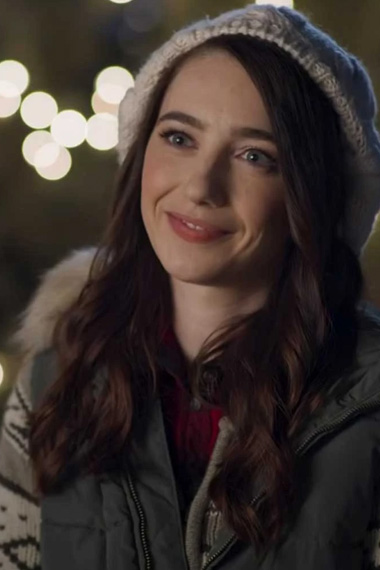 Natalie Dreyfuss Holly Fixing Up Christmas Puffer Hooded Vest