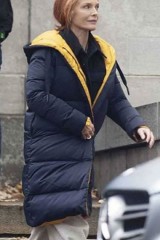 Michelle Pfeiffer French Exit Frances Price Black Quilted Coat