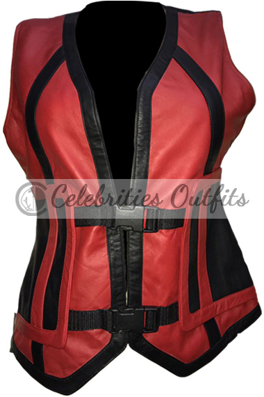 Injustice 2 Harley Quinn Cosplay Leather Costume Jacket