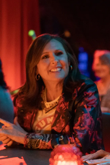 Molly Shannon I Love That For You Black Biker Jacket