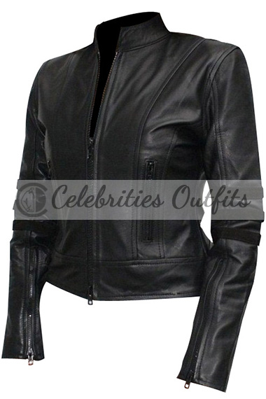Jessica Alba Dark Angel Black Leather Jacket