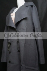 Alexa Crowe My Life Is Murder Grey Cotton Coat my-life-is-murder-alexa-crowe-grey-coat