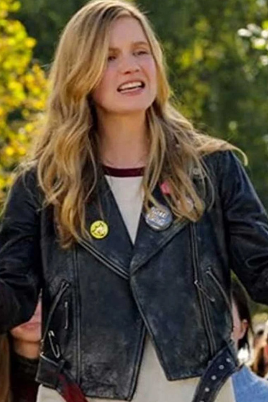 Hadley Robinson Moxie Vivian Carter Black Jacket
