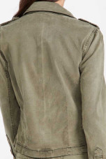 Yasmine Al-Bustami Lucy Tara NCIS Hawaii Green Denim Jacket yasmine-al-bustami-ncis-hawaii-jacket