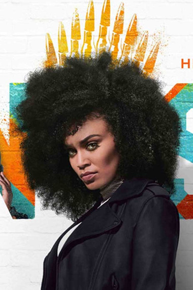 Pearl Thusi TV Series Queen Sono Black Biker Leather Jacket