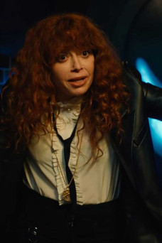 Nadia Vulvokov Natasha Lyonne Russian Doll Black Trench Blazer