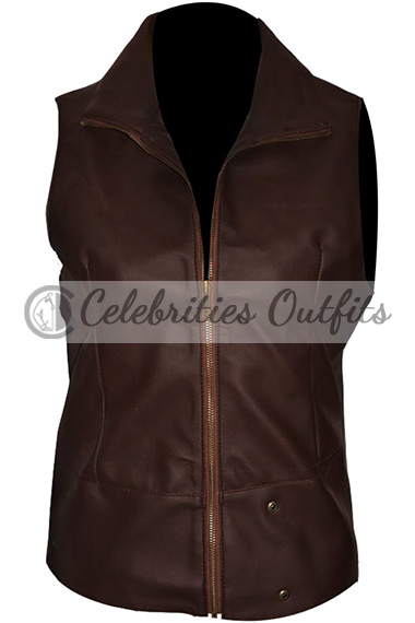 Shailene Woodley Insurgent Movie Leather Vest