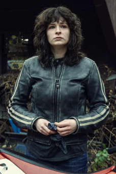 Vic McQueen NOS4A2 Ashleigh Cummings Leather Jacket