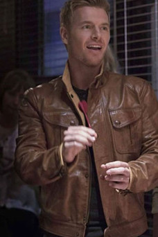 Dr Malcolm Gilmore The Flash Rick Cosnett Cobalt Brown Jacket