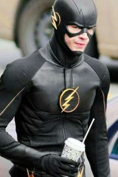 Barry Allen Savitar The Flash Grant Gustin Black Cosplay Jacket