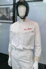 Ford v Ferrari Christian Bale Ken Miles White Cotton Jacket