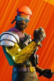 Fortnite Battle Royale Major Lazer Green Cosplay Leather Vest