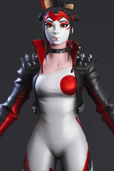 Fortnite Battle Royale Takara Black Studded Leather Jacket