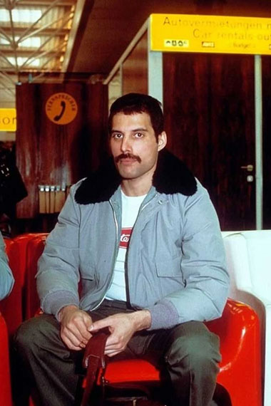 Freddie Mercury Queen Forever Casual Grey Shearling Jacket
