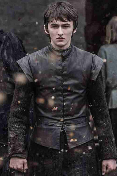Isaac Hempstead Wright Game Of Thrones TV Show Bran Stark Vest
