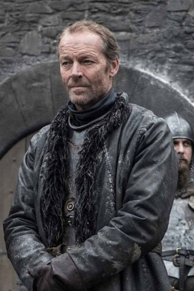 Iain Glen Game Of Thrones Ser Jorah Mormont Shearling Coat