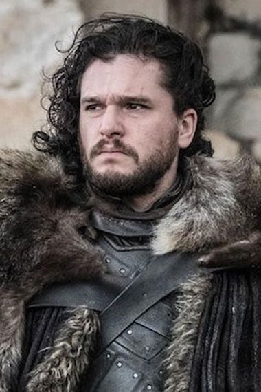 Kit Harington Game of Thrones Jon Snow Black Cosplay Fur Coat
