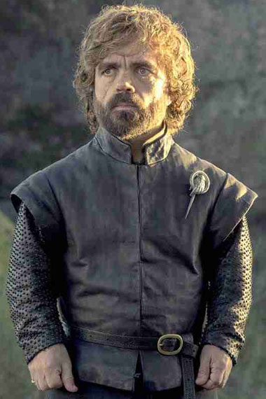 Game Of Thrones TV Series Peter Dinklage Black Leather Vest