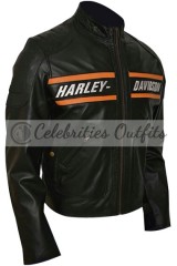 Bill Goldberg Harley Davidson WWE Black Motorcycle Jacket