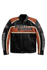 Harley Davidson Motorcycles Classic Cruiser Black Biker Jacket