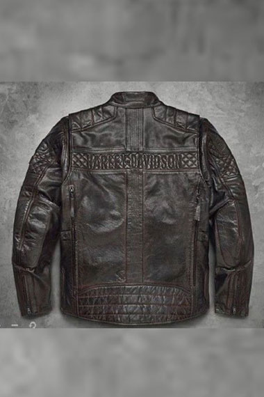 Harley Davidson Motorcycles Ironstone Biker Leather Jacket